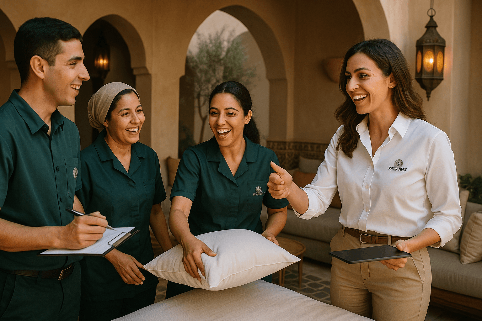 Briefing et formation aux protocoles qualité Palm Nest