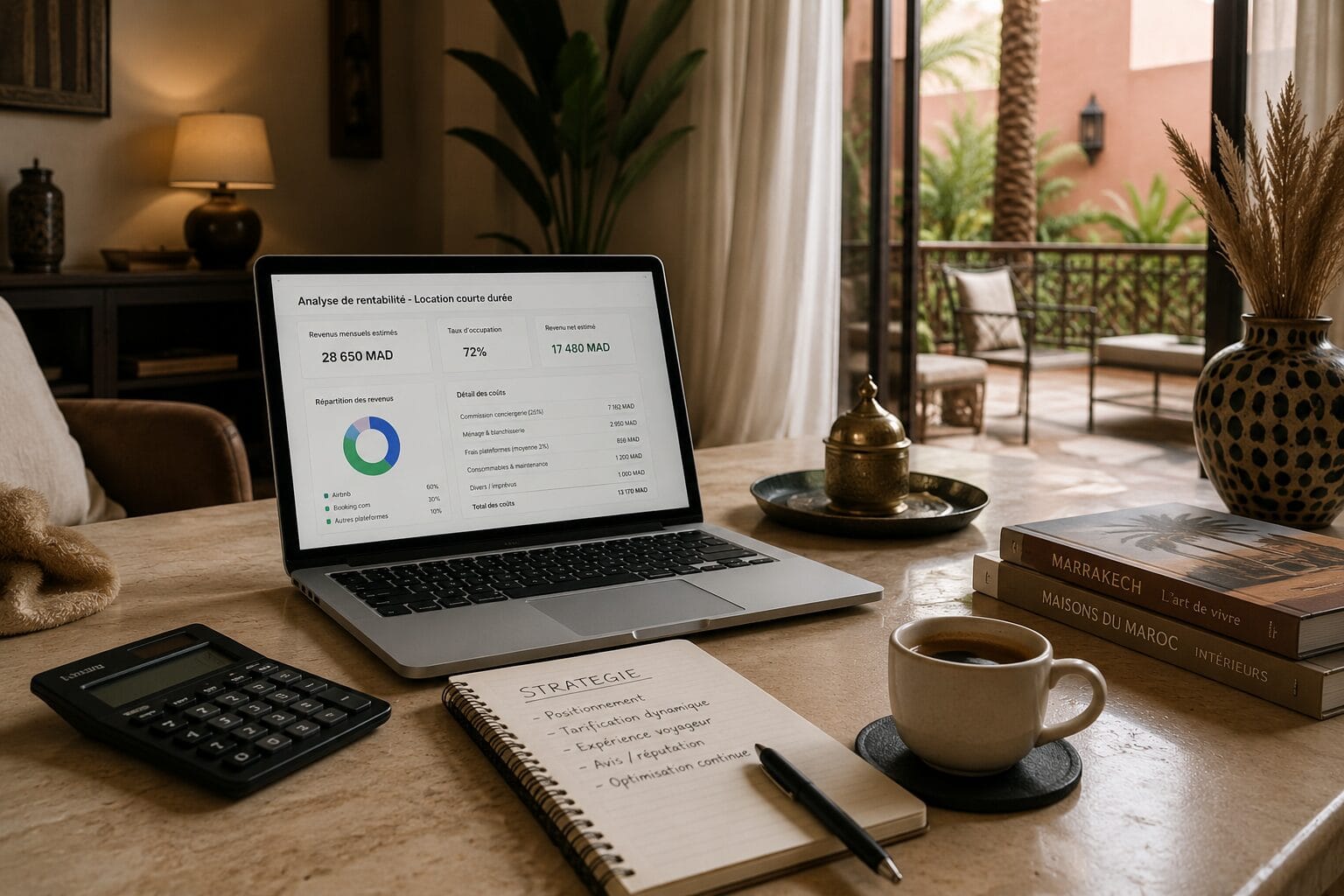 Prix d’une conciergerie Airbnb à Marrakech pour propriétaire