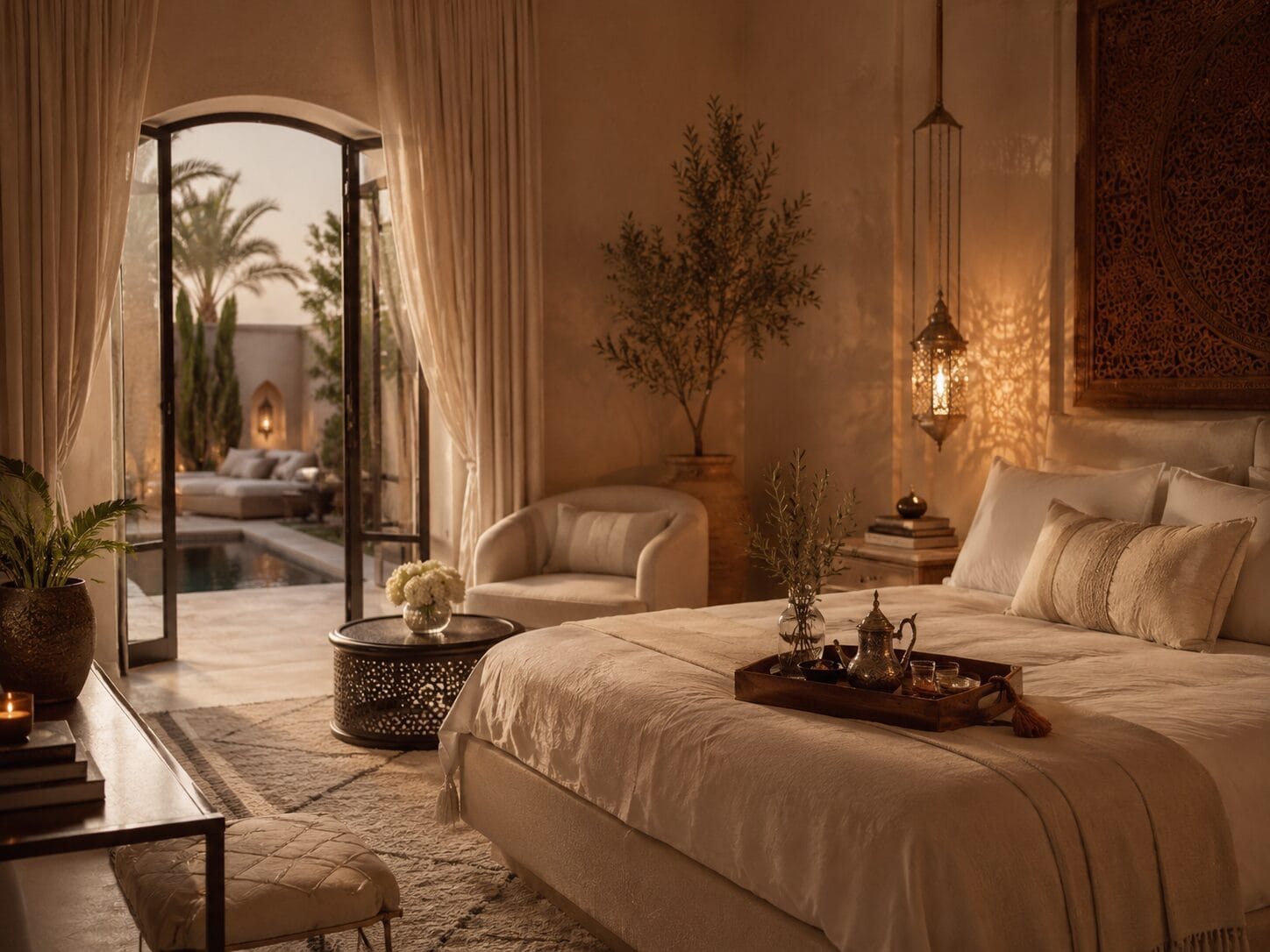 Gestion Signature Palm Nest pour logement premium à Marrakech